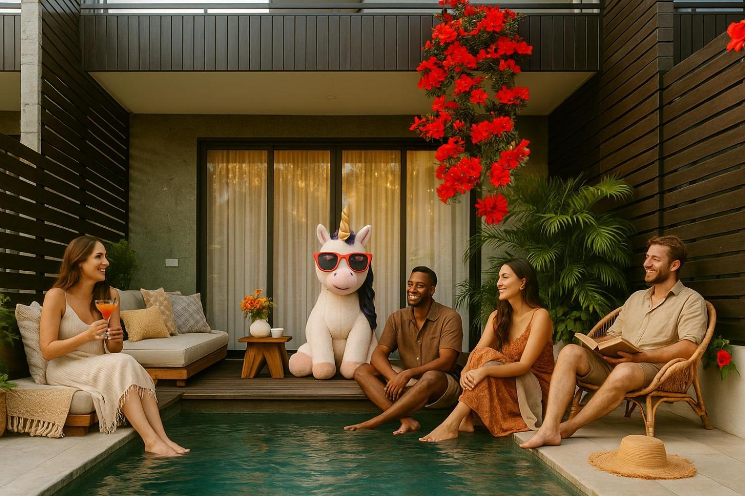 Sunny Village Batu Bolong Canggu Dış mekan fotoğraf